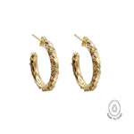 Solid Gold Hebe Hoops - Dainty London