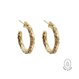 Solid Gold Hebe Hoops - Dainty London