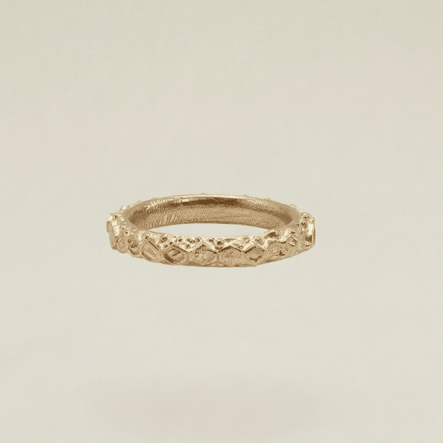 Solid Gold Hebe Ring - Dainty London