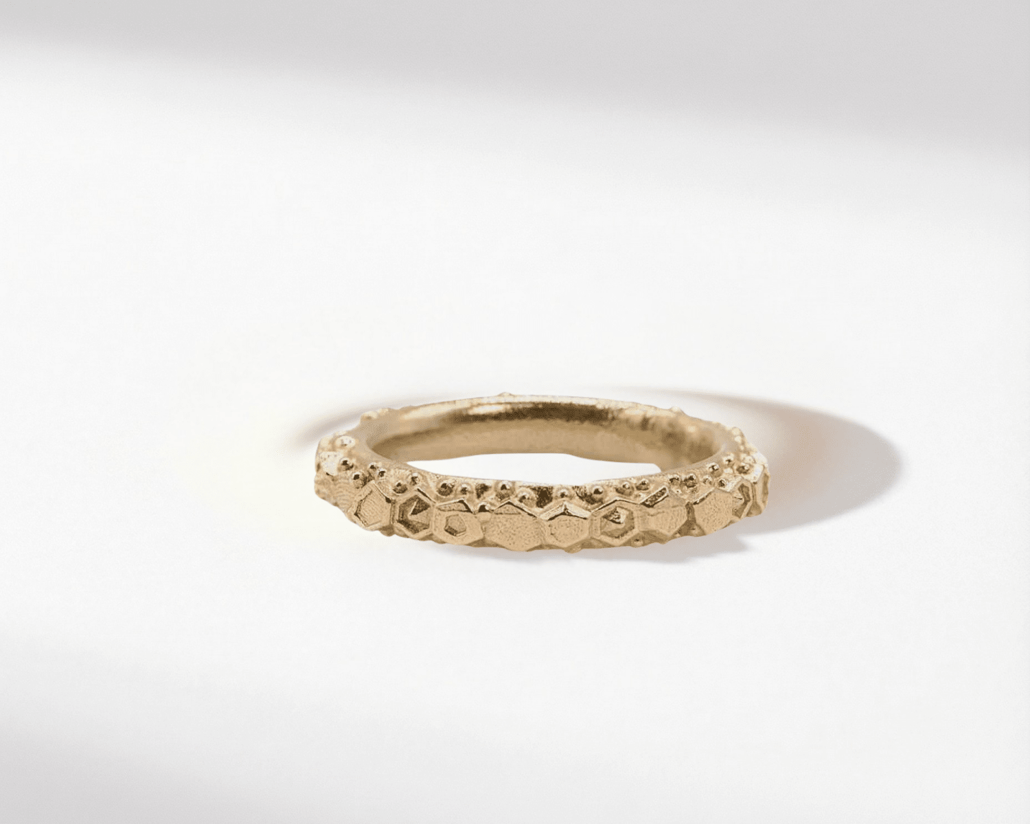 Solid Gold Hebe Ring - Dainty London