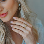 Solid Gold Hemera Ring - Dainty London
