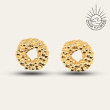 Solid Gold Mini Barnacle Hoops - Dainty London
