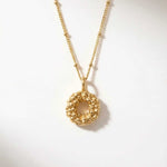 Solid Gold Mini Barnacle Necklace - Dainty London