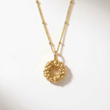Solid Gold Mini Barnacle Necklace - Dainty London