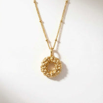 Solid Gold Mini Barnacle Necklace - Dainty London