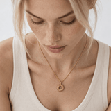 Solid Gold Mini Barnacle Necklace - Dainty London