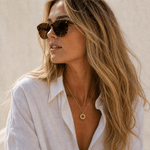 Dainty Yellow Gold Diamond Necklace - Stella - Dainty London