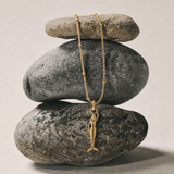 Solid Gold Mini Mermaid Necklace - Zennor - Dainty London