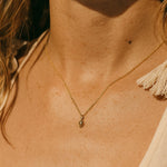 Solid Gold Mini Periwinkle Seashell Necklace - Dainty London