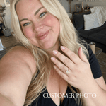 Statement Gold Oval Diamond Ring - The Nadira Ring - Dainty London