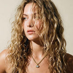 Statement Solid Gold Diamond Necklace - Thalassa - Dainty London