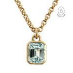 Statement Solid Gold Maxi Beryl Necklace - Seraphina - Dainty London