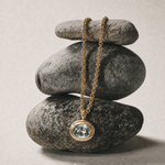 Statement Solid Gold Ocean Green Beryl Necklace - Margo - Dainty London
