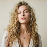 Statement real White Gold Diamond Necklace - Thalassa - Dainty London statement solid gold necklace, diamond pendant, sea goddess jewellery, Greek mythology necklace, sustainable luxury jewelry, ethical diamond necklace, chunky gold chain, modern heirloom jewellery, layered necklace, gift for her, ethical gift idea, eco-friendly jewellry, statement jewelry gift