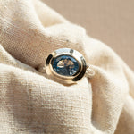 The Avery Ring - Blue Topaz Gemstone - Ring with stone for women - Dainty London