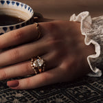 The Cressida Ring - Wedding Eternity Bands to fit around Engagement Rings - Dainty London