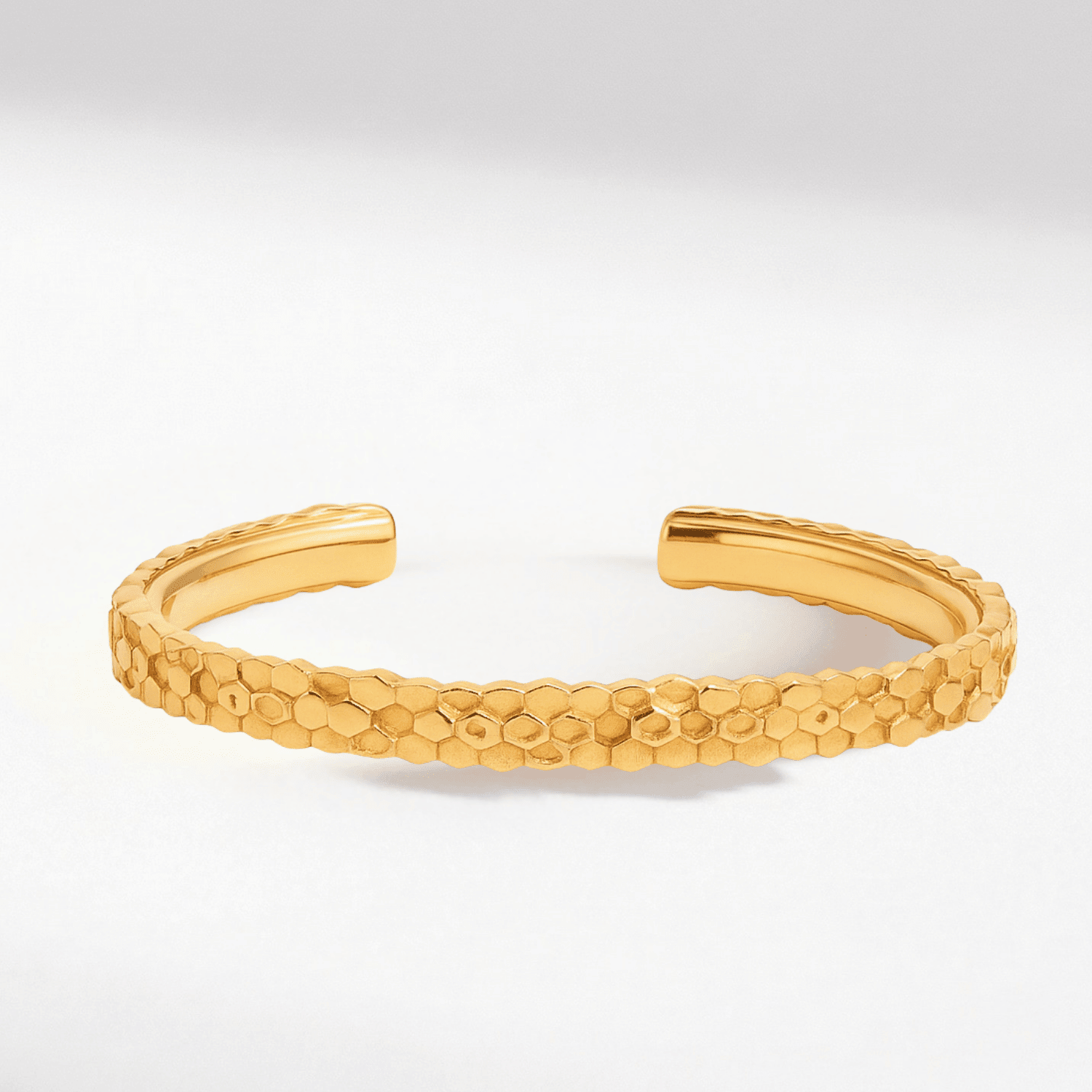 The Gold Artemis Bangle - Dainty London