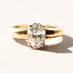The Gold Isolde Ring - Lab-grown Diamond Rings UK - Engagement - Milestone Birthday Gift - Dainty London
