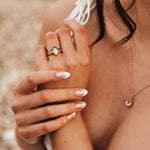 The Gold Isolde Ring - Lab-grown Diamond Rings UK - Engagement - Milestone Birthday Gift - Dainty London