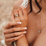 The Gold Isolde Ring - Lab-grown Diamond Rings UK - Engagement - Milestone Birthday Gift - Dainty London