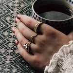 The Gold Isolde Ring - Lab-grown Diamond Rings UK - Engagement - Milestone Birthday Gift - Dainty London