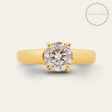 The Gold Mina Ring - Kind not mined diamonds- engagement rings uk 1000 - Dainty London