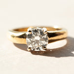 The Gold Mina Ring - Kind not mined diamonds- engagement rings uk 1000 - Dainty London