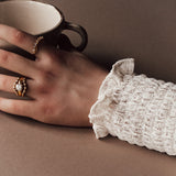 The Gold Mina Ring - Kind not mined diamonds- engagement rings uk 1000 - Dainty London