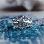 The Isolde Ring - Affordable Classic White Gold lab-grown Rings - Dainty London