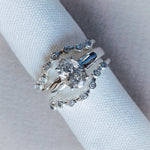 The Isolde Ring - Affordable Classic White Gold lab-grown Rings - Dainty London