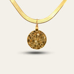 The Gold Hemera Necklace - Dainty London gold necklace, sun-inspired jewelry, geometric pendant, handmade silver necklace, vermeil jewelry, Greek goddess jewelry, minimalist gold necklace, gift for her, sunlight jewelry, everyday luxury, crafted jewelry, statement necklace, special occasion gift
