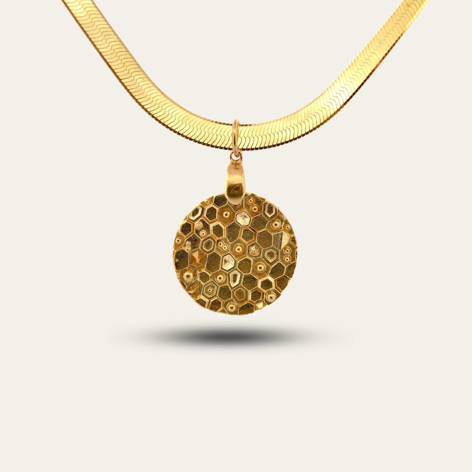 The Gold Hemera Necklace - Dainty London gold necklace, sun-inspired jewelry, geometric pendant, handmade silver necklace, vermeil jewelry, Greek goddess jewelry, minimalist gold necklace, gift for her, sunlight jewelry, everyday luxury, crafted jewelry, statement necklace, special occasion gift