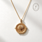 The Mermaid's Coin in Solid Gold - Dainty London-christmas gift-Fine