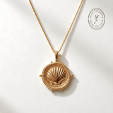 The Mermaid's Coin in Solid Gold - Dainty London-christmas gift-Fine