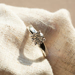 The Mina Ring - Single Diamond - Classic Vintage Settings -Engagement Rings UK for women - Dainty London