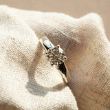 The Mina Ring - Single Diamond - Classic Vintage Settings -Engagement Rings UK for women - Dainty London