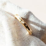 The Seren Ring - Diamond Engagement Wedding Eternity Rings - Dainty London