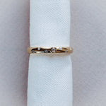 The Seren Ring - Diamond Engagement Wedding Eternity Rings - Dainty London