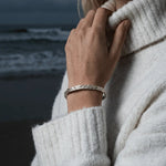 The Silver Artemis Bangle - Dainty London