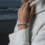 The Silver Artemis Bangle - Dainty London