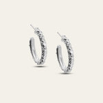 The Silver Hebe Hoops - Goddess and Celestial Inspired Hoop Earrings - Dainty London