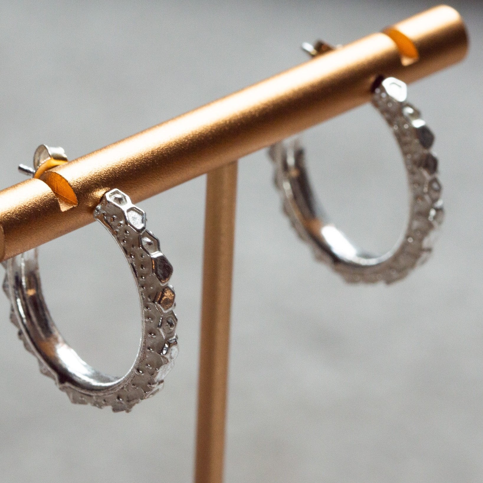 The Silver Hebe Hoops - Goddess and Celestial Inspired Hoop Earrings - Dainty London