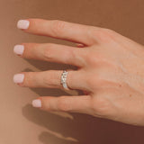 The Silver Stacking Ring A - Dainty London