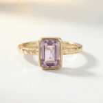 amethyst ring, ocean-inspired jewellery, rustic hammered band, boho gemstone ring, adjustable jewelry, violet gemstone ring, nature inspired gift, everyday boho ring, handcrafted amethyst, gift for her, unique gemstone ring, sea-inspired jewelry, seaside gift