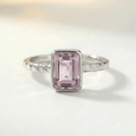 amethyst ring, ocean-inspired jewellery, rustic hammered band, boho gemstone ring, adjustable jewelry, violet gemstone ring, nature inspired gift, everyday boho ring, handcrafted amethyst, gift for her, unique gemstone ring, sea-inspired jewelry, seaside gift