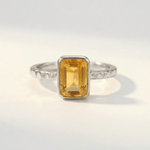 citrine gemstone ring, ocean inspired jewellery, handmade beach ring, rustic hammered band, adjustable silver ring, sunset citrine jewelry, nature lover gift, organic textured ring, boho gemstone ring, unique seaside jewelry, beach gift for her, summer jewelry gift, sunset orange ring