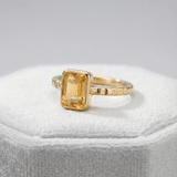 citrine gemstone ring, ocean inspired jewellery, handmade beach ring, rustic hammered band, adjustable silver ring, sunset citrine jewelry, nature lover gift, organic textured ring, boho gemstone ring, unique seaside jewelry, beach gift for her, summer jewelry gift, sunset orange ring