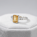 citrine gemstone ring, ocean inspired jewelry, handmade beach ring, rustic hammered band, adjustable silver ring, sunset citrine jewelry, nature lover gift, organic textured ring, boho gemstone ring, unique seaside jewelry, beach gift for her, summer jewelry gift, sunset orange ring