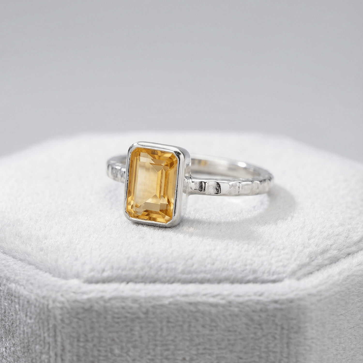 citrine gemstone ring, ocean inspired jewelry, handmade beach ring, rustic hammered band, adjustable silver ring, sunset citrine jewelry, nature lover gift, organic textured ring, boho gemstone ring, unique seaside jewelry, beach gift for her, summer jewelry gift, sunset orange ring