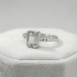 nature-inspired jewellery, ocean jewelry, boho coastal ring, gemstone ring, handmade sea jewelry, beach gift idea, nature lover gift, sea glass jewelry, ocean inspired gift, handcrafted ring, rustic hammered band, summer jewelry, beach wedding gift